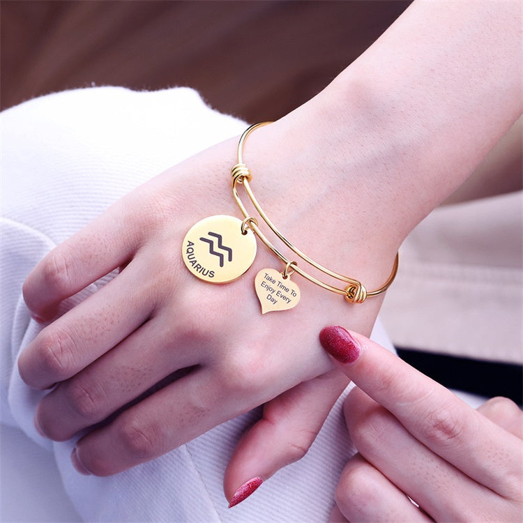 MLYJ 12 Constellation Adjustable Bracelet