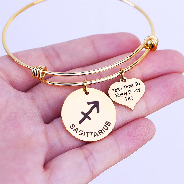 MLYJ 12 Constellation Adjustable Bracelet