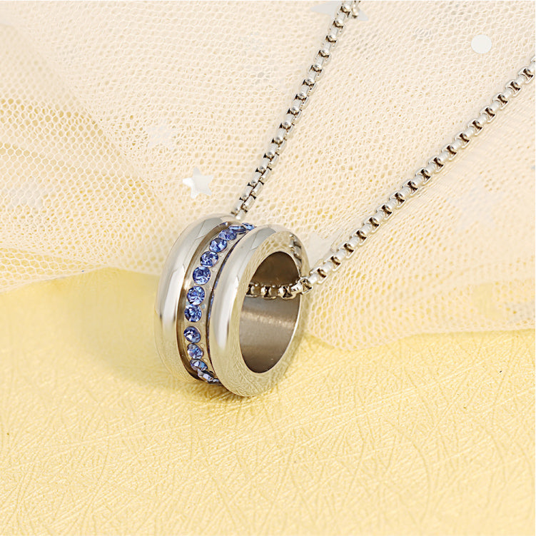 All-match Diamond Ring Pendant