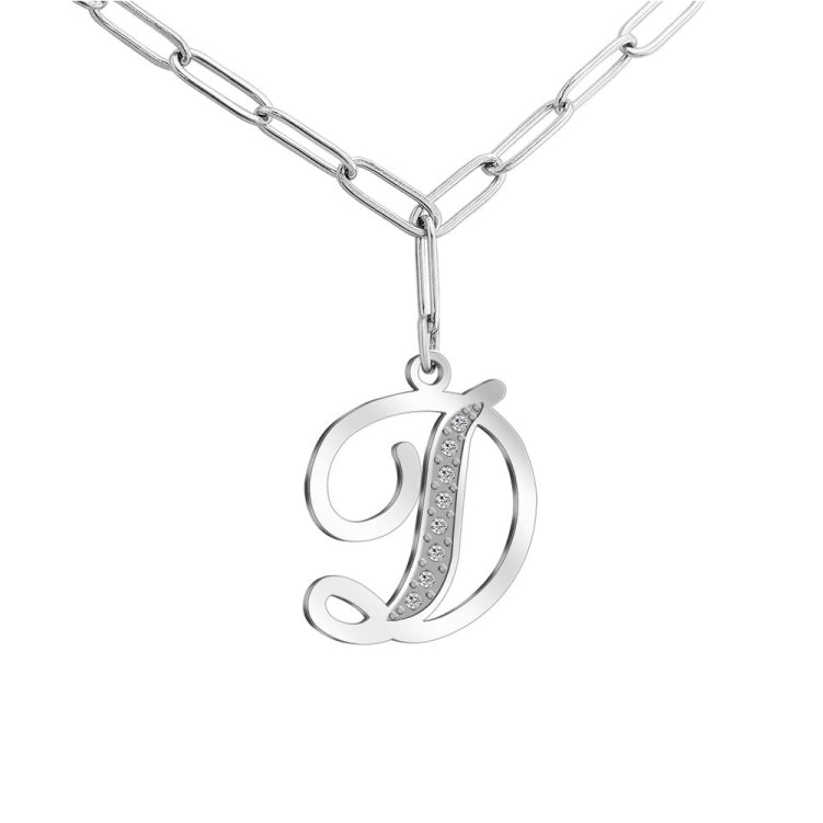 HOTROVLE 26 Letters Diamond Pendant