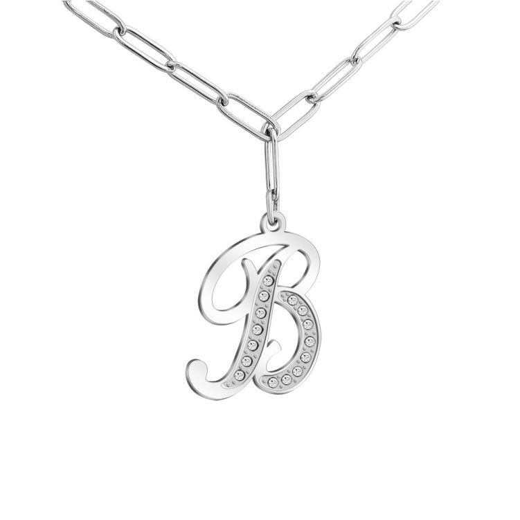 HOTROVLE 26 Letters Diamond Pendant