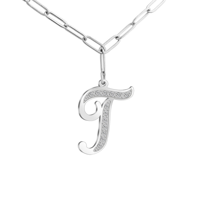 HOTROVLE 26 Letters Diamond Pendant