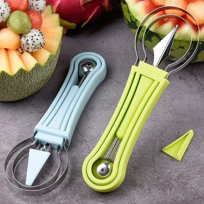 Creative Fruit Ball Excavator Multifunctional Fruit Carving Knife Household Three-in-One Watermelon Fruit Artifact