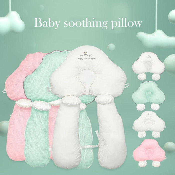 Baby Stereotyped Pillow Baby Sleep Pillow Soothe And Correct The Biased Head Security Sense Of Anti-shock Breathable