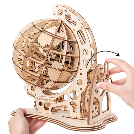 3D Wooden Globe Puzzle