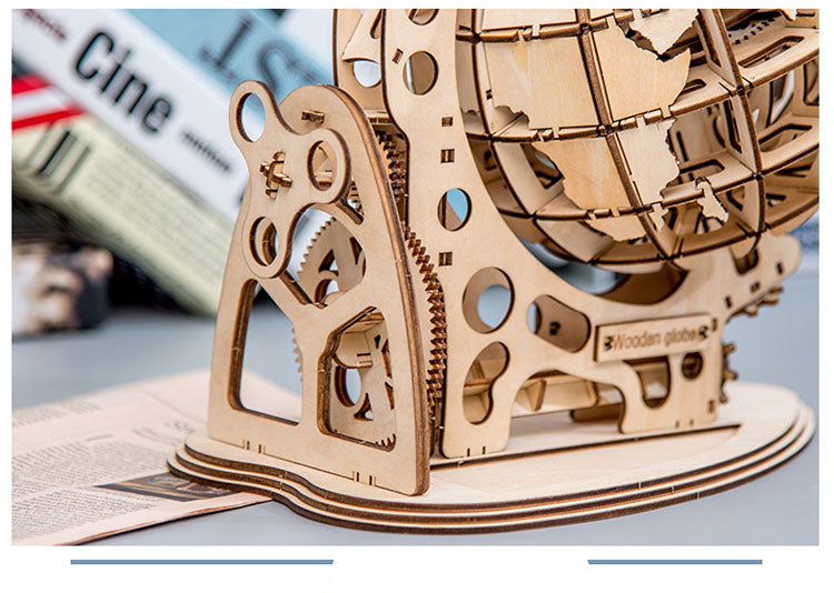 3D Wooden Globe Puzzle