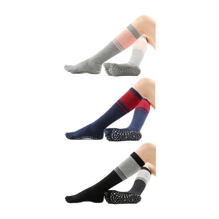 Two-color Knee-length Yoga Socks