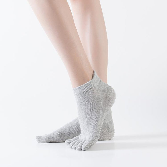 Solid Color Full Toe Yoga Socks