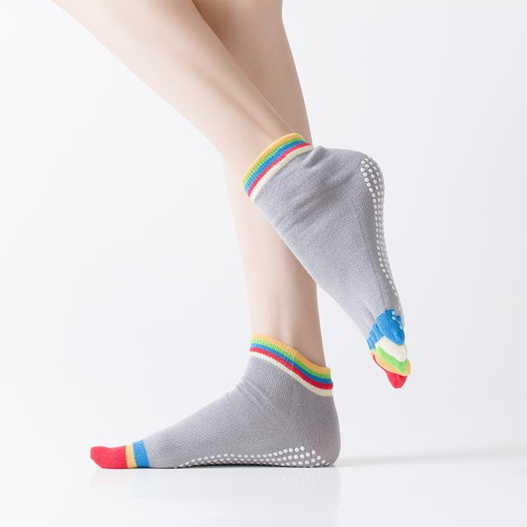 Color Full Toe Yoga Socks