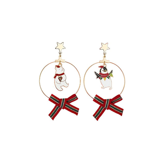 Animal Christmas Earrings