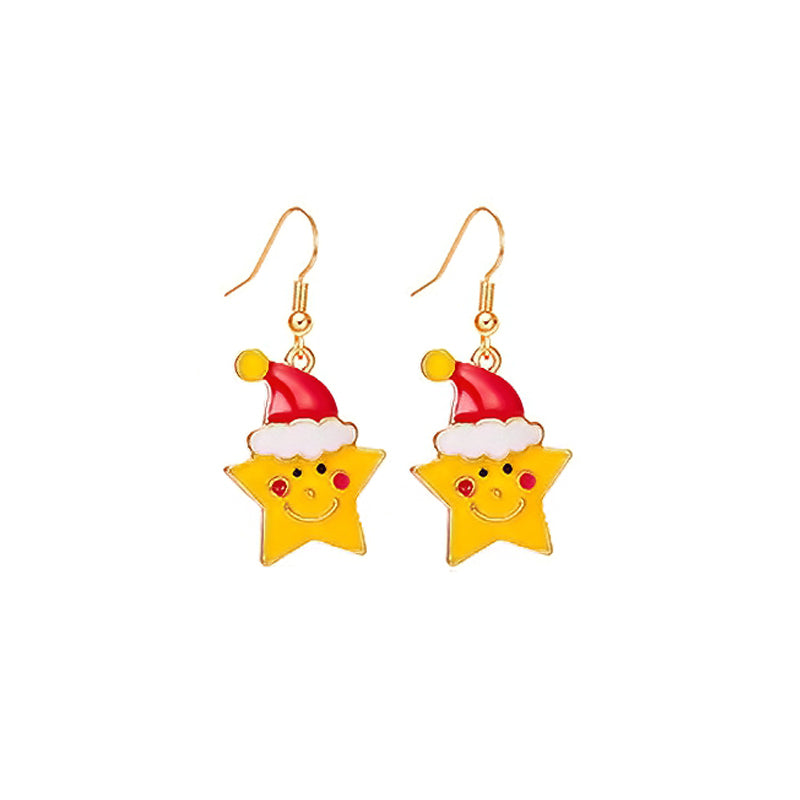 Star Christmas Earrings