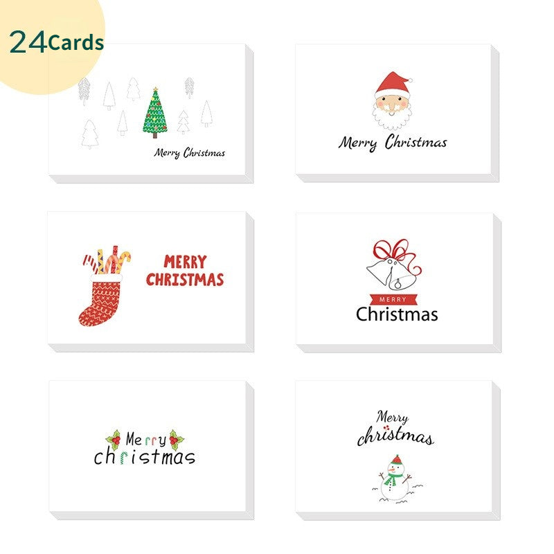 Christmas Greeting Card With Envelope Sticker