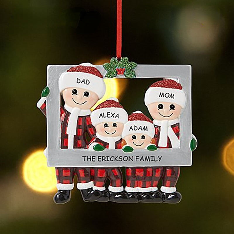 Christmas Tree Decorations Decorate Family Photo Frames