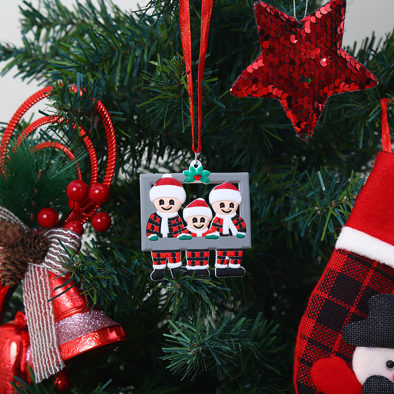 Christmas Tree Decorations Decorate Family Photo Frames