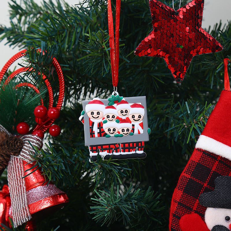 Christmas Tree Decorations Decorate Family Photo Frames