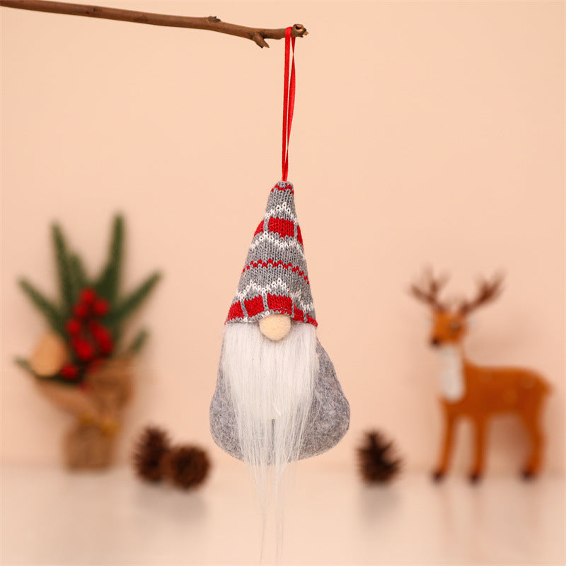 Gnomes Christmas Tree Ornaments Set of 8