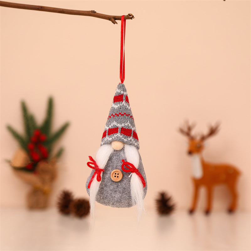 Gnomes Christmas Tree Ornaments Set of 8