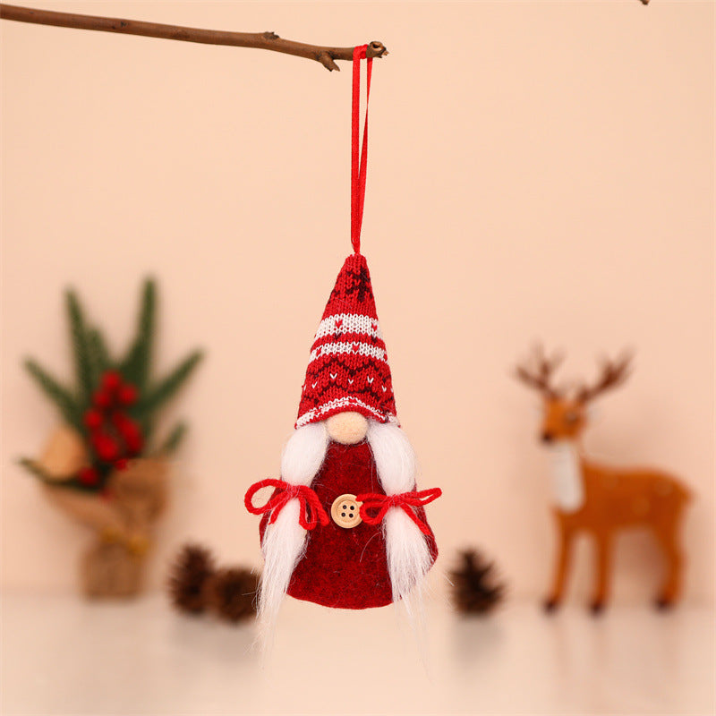 Gnomes Christmas Tree Ornaments Set of 8