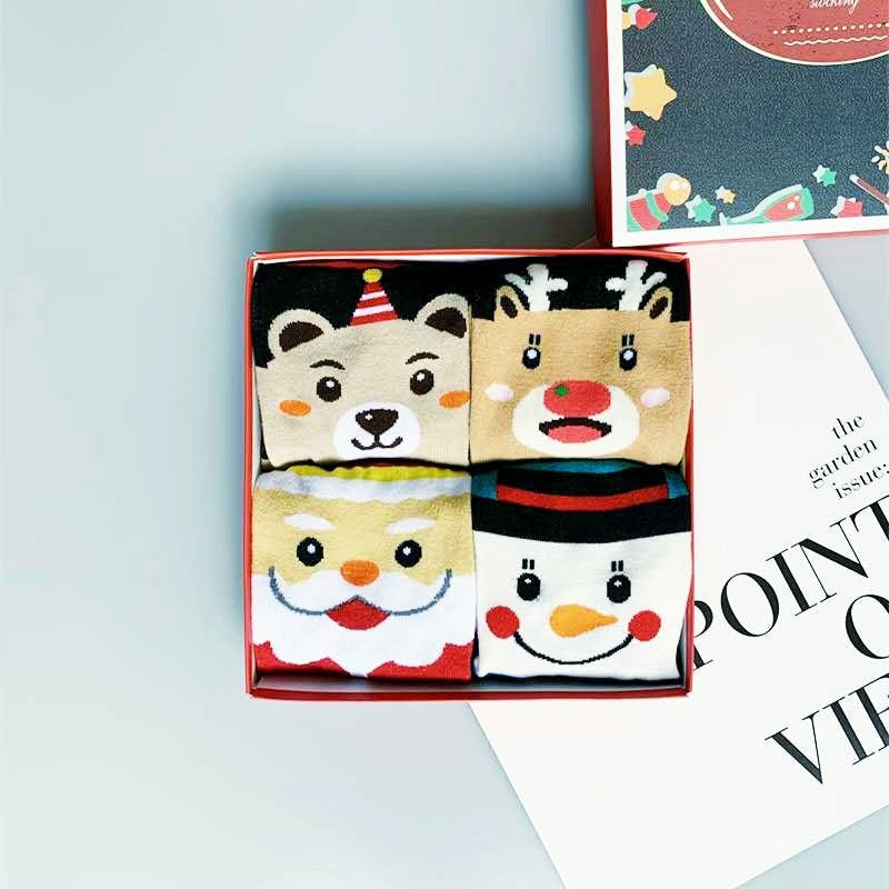 Christmas Socks In Gift Boxes