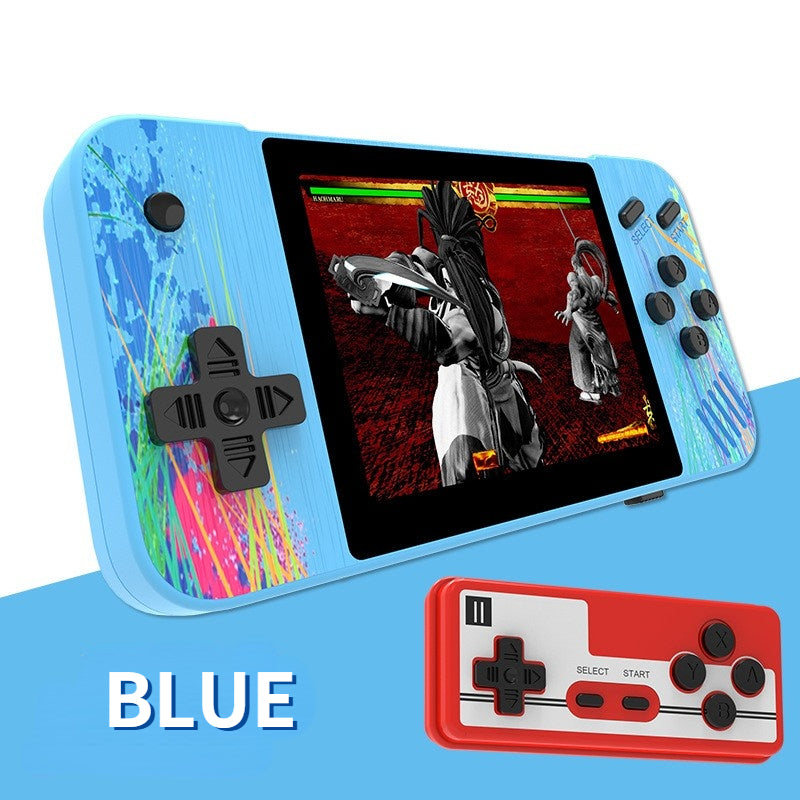 Single double horizontal retro handheld game