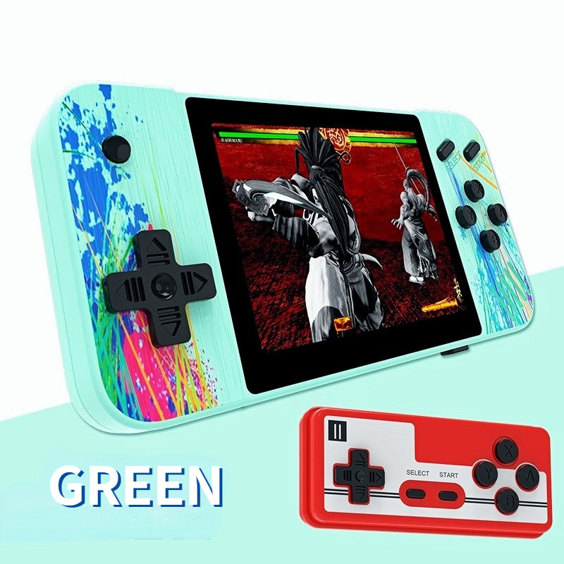 Single double horizontal retro handheld game