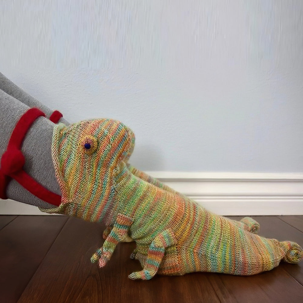 Knit Crocodile Socks