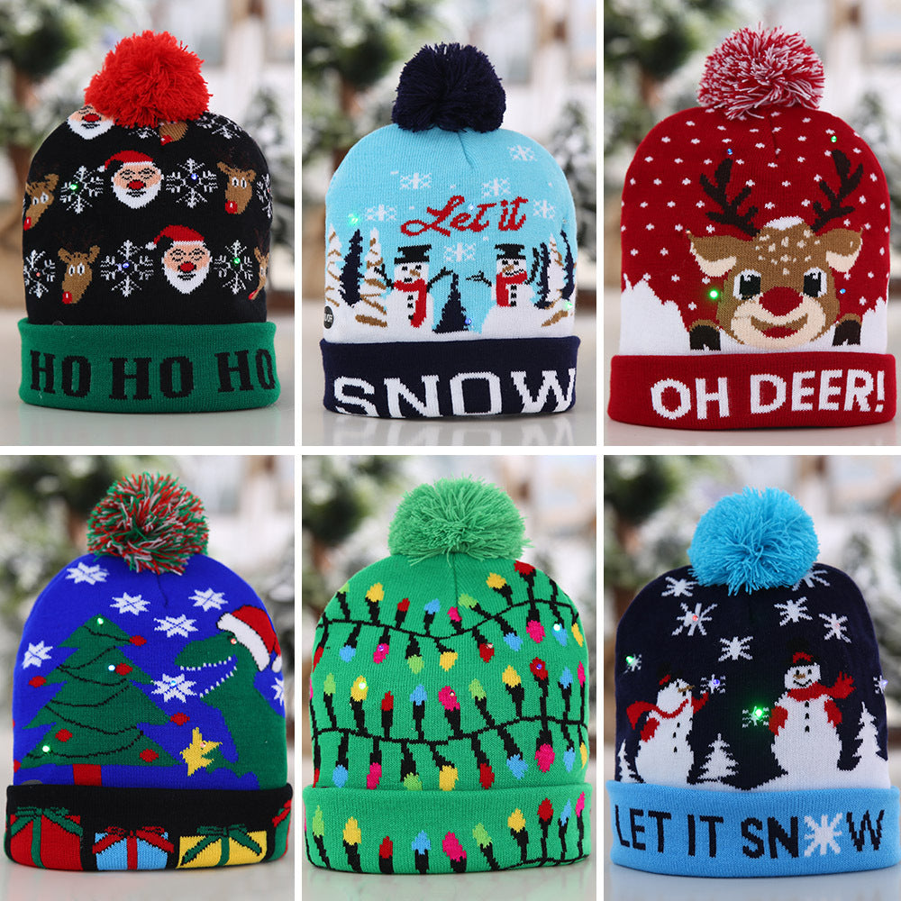 Christmas LED Knit Hat