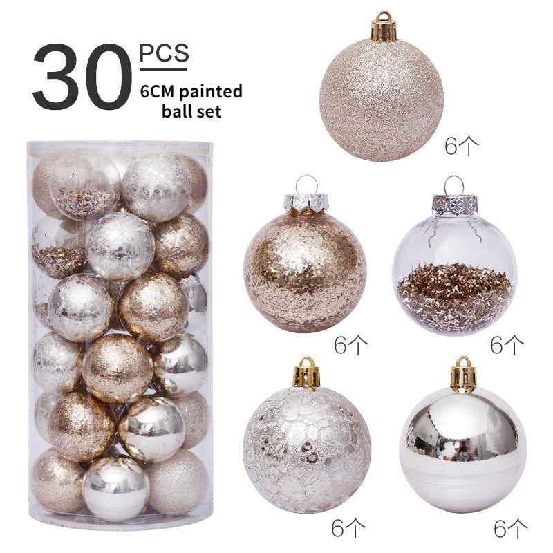 Christmas Decorations 6cm/30pcs, Christmas Tree Pendants