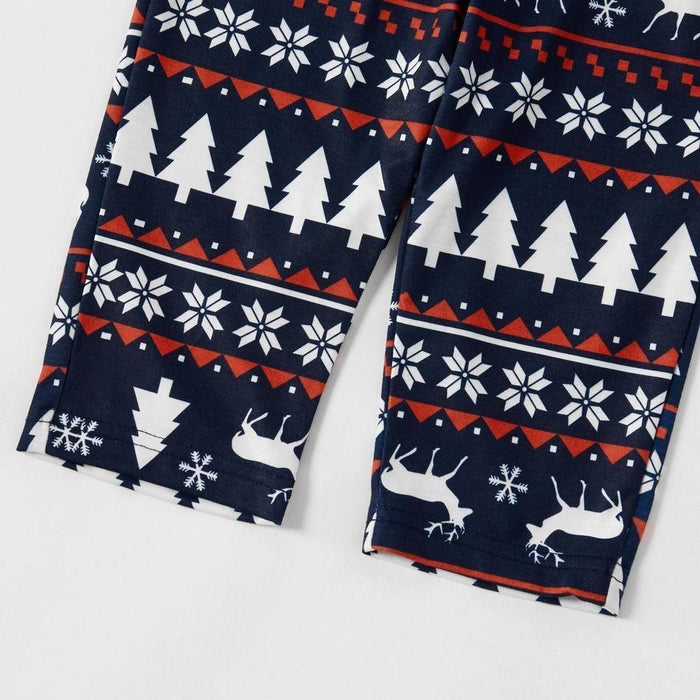 Merry Christmas Tree Print Family matching Pajamas Sets