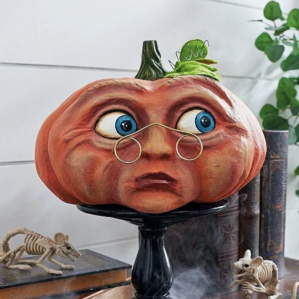 Pumpkin Head Yard Decoration