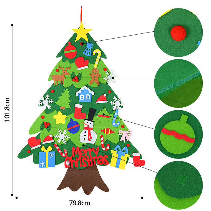 DIY Christmas Tree With Felt