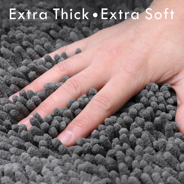 Water Absorbent Washable Bathroom Mat