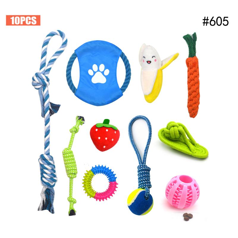 PET COTTON ROPE MOLAR TOY SET