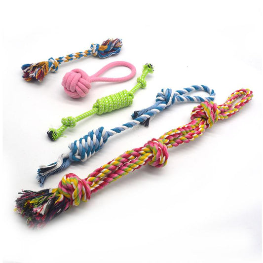 PET COTTON ROPE MOLAR TOY SET