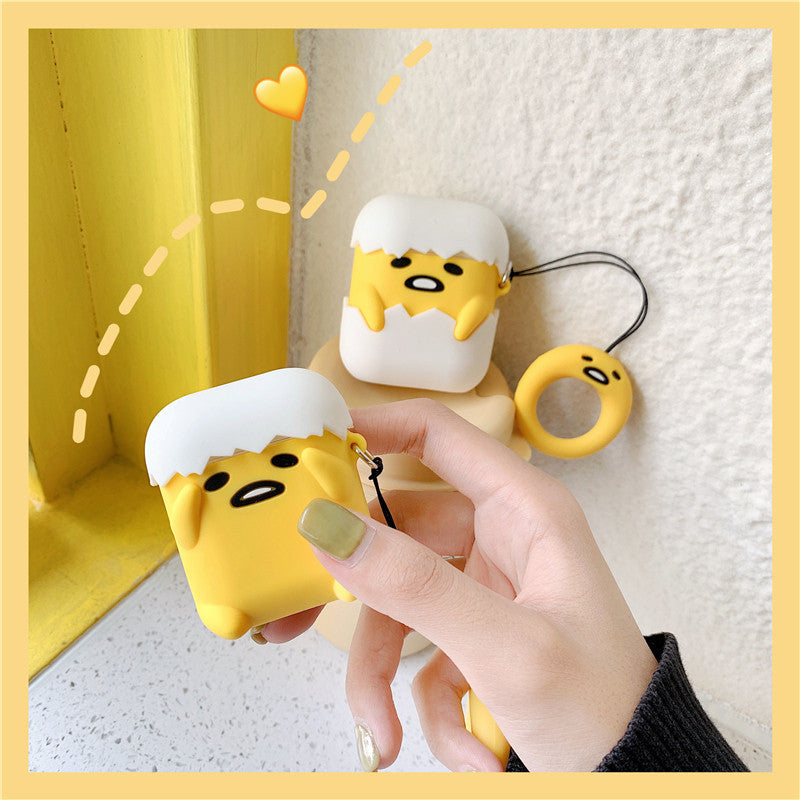 Cute Cartoon Egg Monster AirPods Case