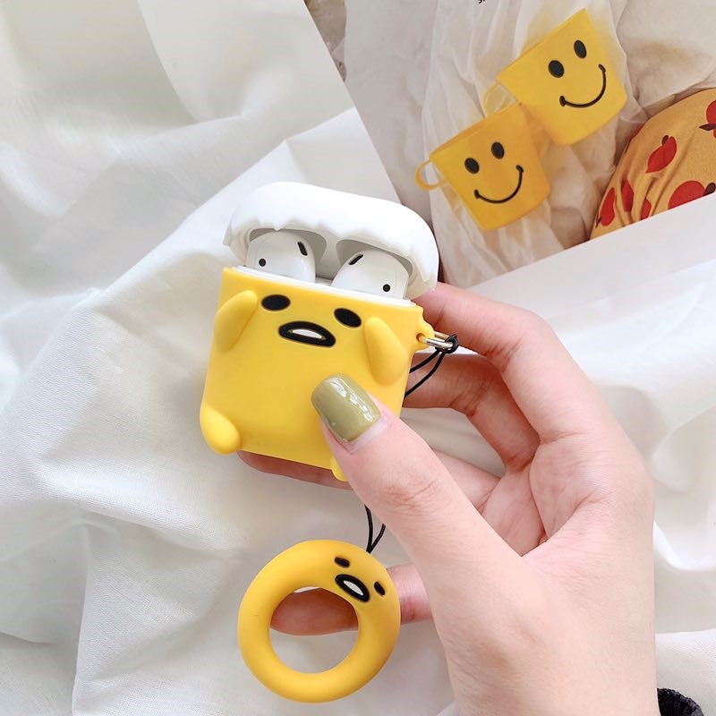 Cute Cartoon Egg Monster AirPods Case