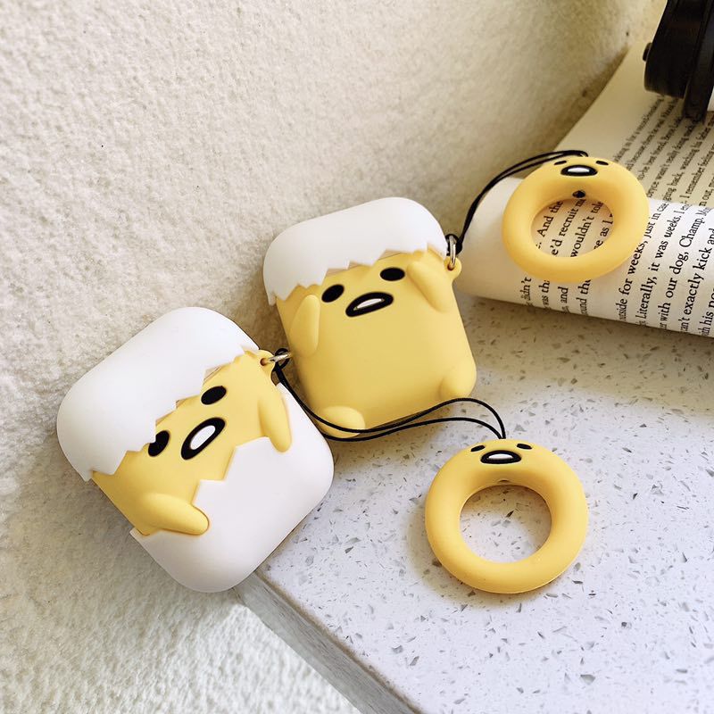 Cute Cartoon Egg Monster AirPods Case