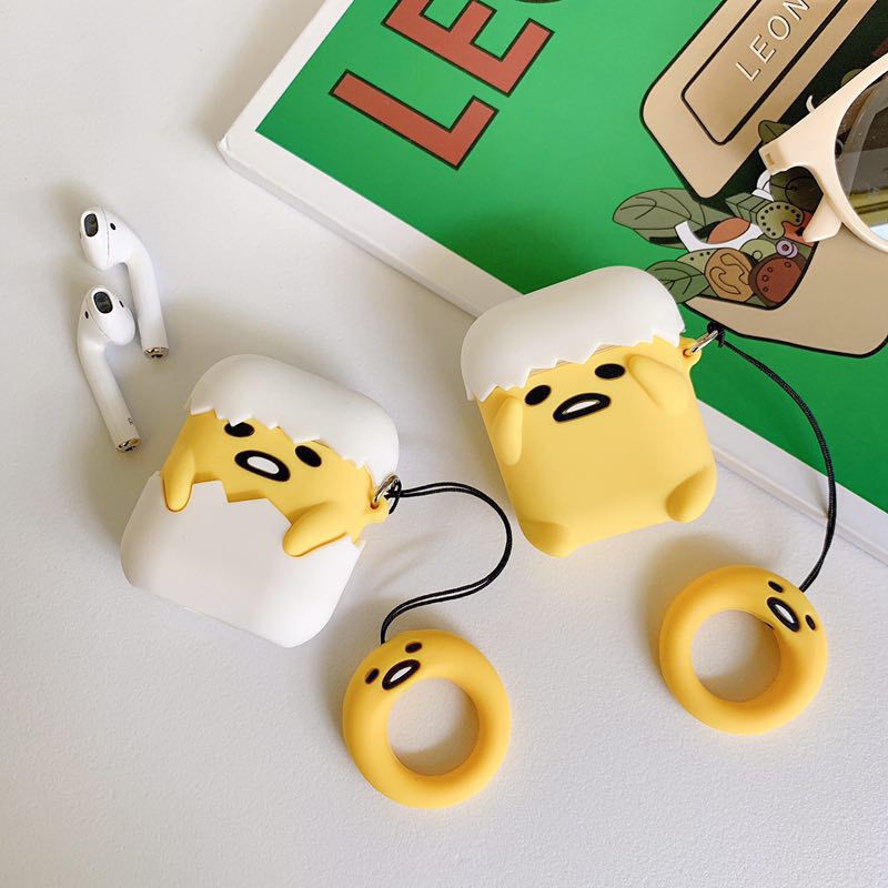 Cute Cartoon Egg Monster AirPods Case