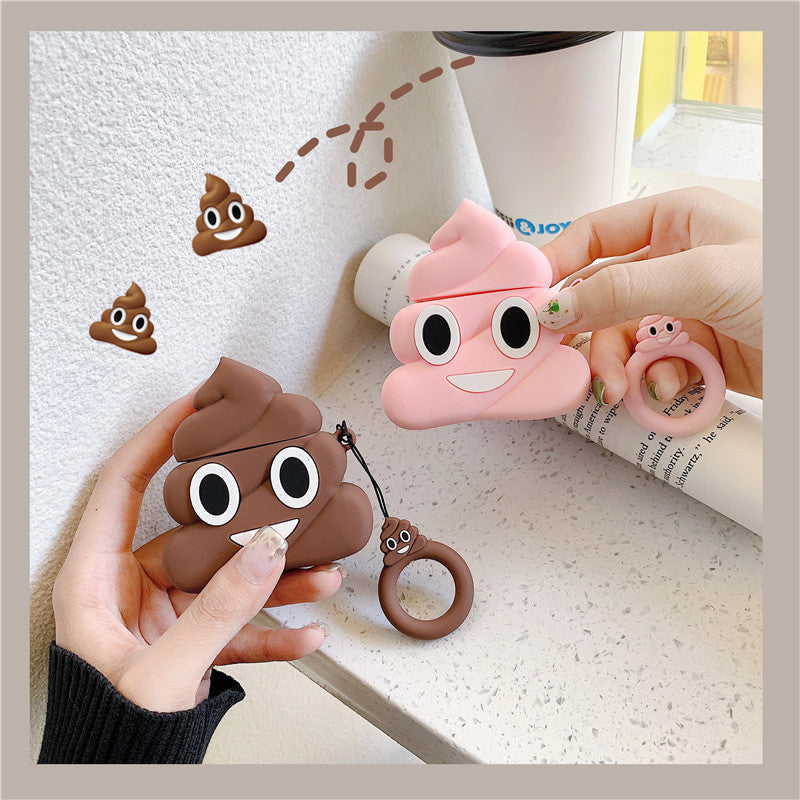 Cute Poo-shape AirPods Case