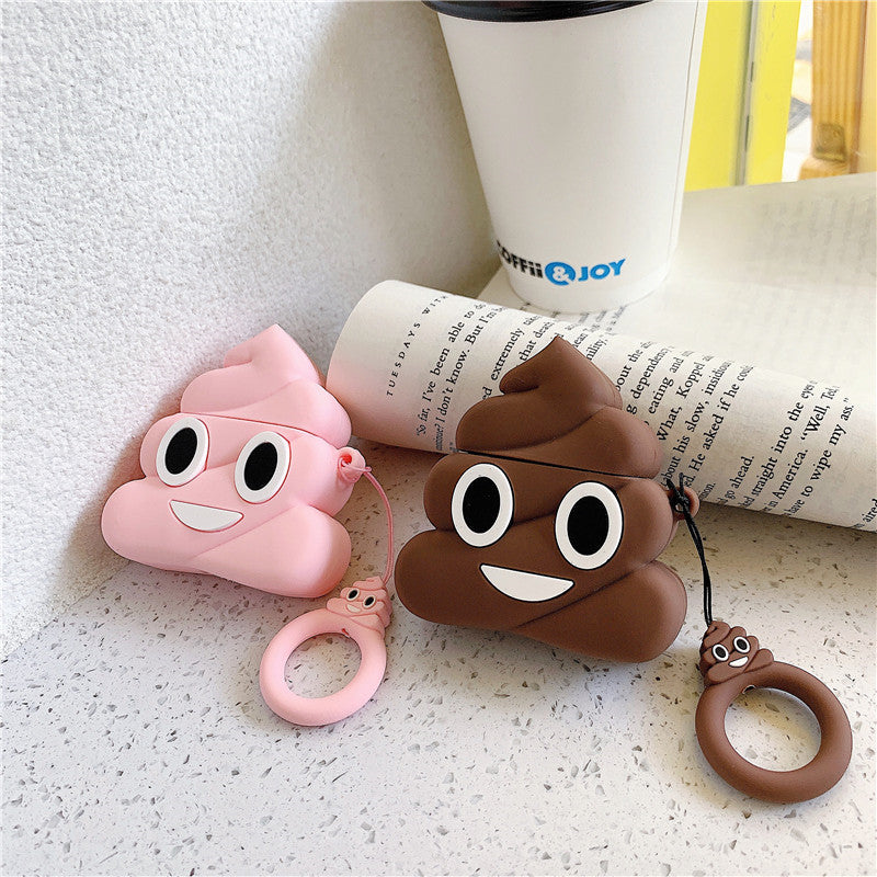 Cute Poo-shape AirPods Case