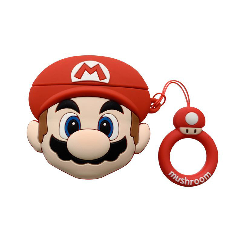 Cute Cartoon Mario AirPods Case