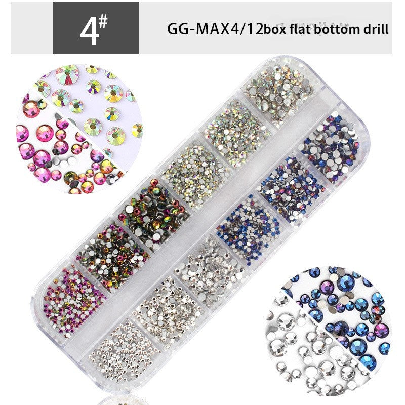 Nail Diamond Decoration flat bottom diamond decoration