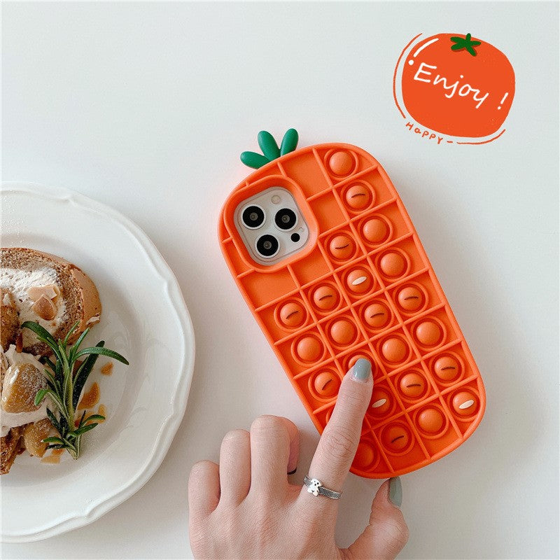 Fidget Pop It Carrot Phone Case