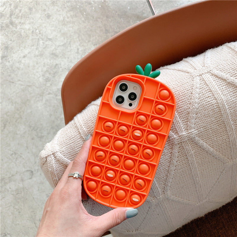 Fidget Pop It Carrot Phone Case