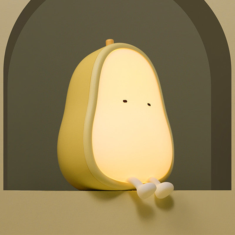 Pear Two-color Temperature Night Light