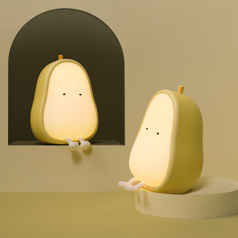 Pear Two-color Temperature Night Light