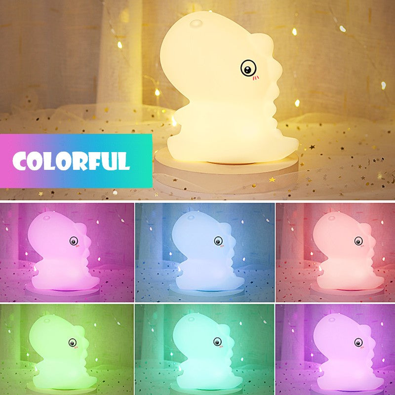 Silicone Dinosaur Night Light