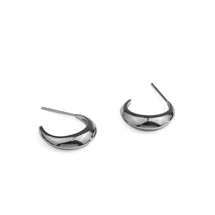 C-shaped Horn Earrings